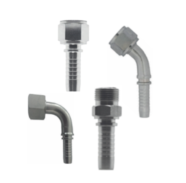 ESPIGA HEMBRA Y MACHO ORFS A/PLANO RECTA, 45° Y 90° PARA MANGUERA R1 - R2 - R12 - 4SP - SEHIDRACOM